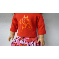 2-delig setje roze rood